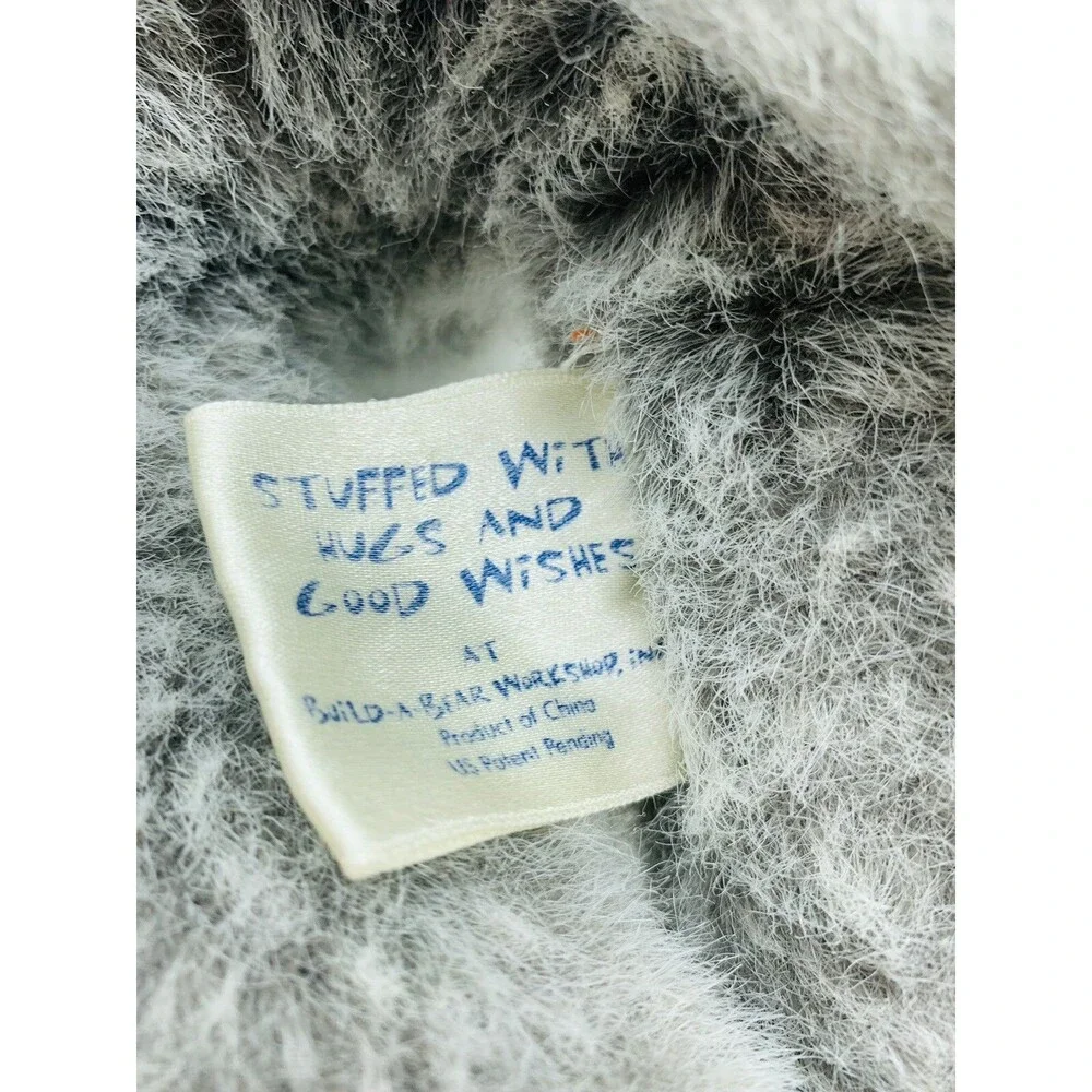 BUILD A BEAR VINTAGE 1997 PLUSH GREY ELEPHANT W/ TUSKS 17
